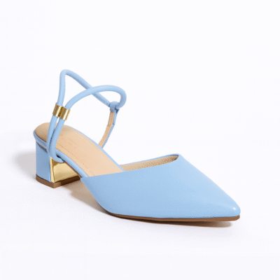 נעלי עקב דרימי בצבע תכלת – סטייל אלגנטי ונוח לנשים