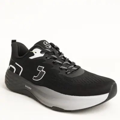 נעלי ספורט SJ גרביטי בצבע שחור – נעל ריצה קלה ויציבה עם סוליה מוגבהת