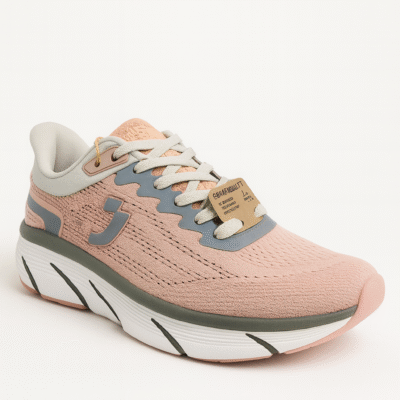 נעלי ספורט AirSoft פינג בצבע ורוד מבית SJ לנשים – רשת נושמת וסוליית ריפוד גבוהה