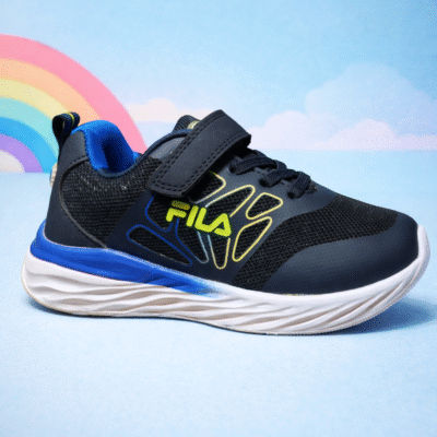 נעלי ספורט לבנים FILA Junior Pulse בצבע שחור כחול